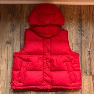 Lululemon Athletica Red Puffer Vest